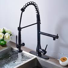 Touchless kitchen faucets with motionsense™ feature touchless activation, allowing you to easily turn water on and off with the wave of a hand. New Superior Quality Heighten Solid Brass Oil Rubbed Bronze Kitchen Faucet Mixer Tap Sharp Handle Round Cover Plate Tap Package Mixer Electricmixer Control Aliexpress