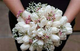 Life S Best Secrets Wedding Preps Series Dangwa Florist Booked Pink Tulips Bouquet Tulip Bridal Bouquet Bridal Bouquet