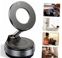 2026 Upgraded Vacuum Magnetic Car Phone Holder 360° Reinforced 96LBS Black  | eBay