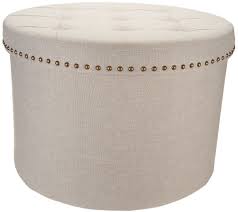 Inspire Me Home Decor 24 Round Tufted Storage Ottoman Page 1 Qvc Com Storage Ottoman Tufted Storage Ottoman Inspire Me Home Decor