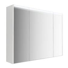 Scopri la vasta gamma di specchi contenitori. Specchio Contenitore Con Luce Top L 92 X P 15 X H 67 Cm Bianco Lucido Leroy Merlin