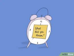 تذكر الأحلام Wikihow