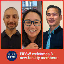 The Factor-Inwentash Faculty of Social Work is pleased to welcome three new  members to our Faculty: 🌱Dr. Amar Ghelani joins us as Assistant Professor,  Teaching Stream as of August 2024; 🌱Dr. Carolyn