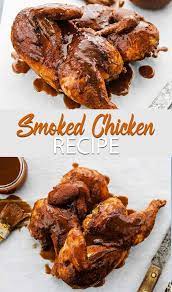 Smoked Bbq Chicken Recipe Recipe Smoked Chicken Recipes Smoked Food Recipes Bbq Chicken