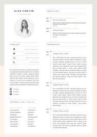 Moderne Lebenslauf Vorlage Anschreiben Icon Set Fur Etsy Infographic Resume Resume Design Modern Resume Template