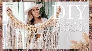 This channel is all about cleaning motivation, diy & homemaking! Boho Diy Wall Hanging Home Decor Youtube In 2020 Boho Diy Wall Hanging Diy Diy Boho Decor