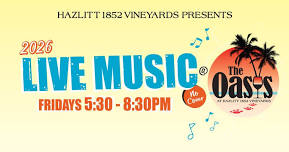 Live Music Fridays (no cover) @ The Oasis