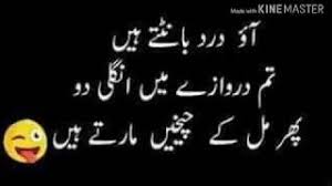2 line funny shayari for best friend · dosto se bichhar kar ye baat jani hai. Urdu Funny Poetry Quotes Youtube