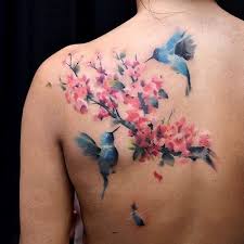 Check spelling or type a new query. Tattoo Kirschbluten Rucken Tatowieren Blaue Vogel In Kombination Mit Zweig Mit Bluten Tattoos Kirschbluten Korperkunst Tattoos Kirschbluten Tattoo
