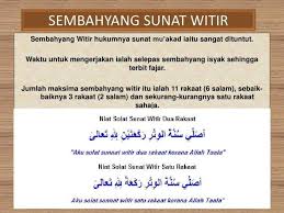 Mha Center Hq Ada Yang Tanya Kenapa Min Pos Solat Witir Facebook
