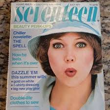 SEVENTEEN MAGAZINE JULY 1977 Jayne Modean cover girl, Christie Brinkley ad  $11.99