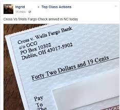 Will clear the check electronically. Wells Fargo Robocall Class Action Settlement Checks Mailed Top Class Actions