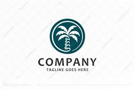 Search results for 'palm tree'. Stylized Palm Tree Logo