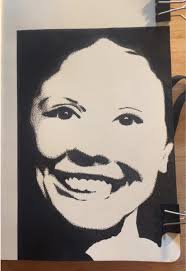 Stippling Art with Pearl: A High-Contrast Drawing