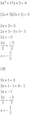 Let's start by adding on both sides. Solving Quadratic Inequalities Using A Sign Graph Of The Factors