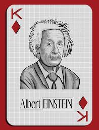 king of diamonds einstein playing cards of the science deck http www sciencedeck co playing cards design cards cat cards