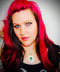 Flamingo Cameo Necklace With White Heart Frame, Pinup, Rockabilly