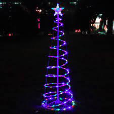 6ft Christmas Led Spiral Tree Light Holiday Party Decoration Lamp Color Changing 657258033627 Ebay Spiral Christmas Tree Led Christmas Tree Decorating With Christmas Lights