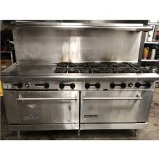 Maybe you would like to learn more about one of these? Commercial Range W 8 Burners 24 Griddle 2 Oven