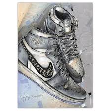 The upcoming air jordan 1 dior high will retail for €1,900. Air Jordan 1 Dior Plakat 50x70cm Jos Hoppenbrouwers Art