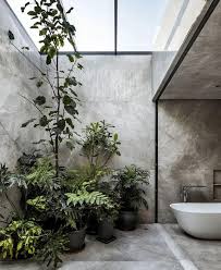 First order in a new place is to get rid of the tub 2. When The Bathroom Is No Longer Limited To The Interior The Hot Trend And Direction Of Bathroom Space Design In 2021