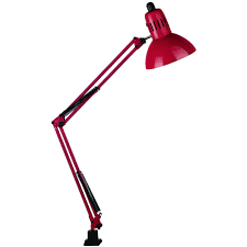 Lite Source Lighting Swing Arm Clamp Desk Lamp Ls 105red Destination Lighting