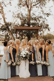 Bridesmaid Photos California Wedding In 2020 Mismatched Bridesmaid Dresses Blue Bridesmaid Southern Bridesmaids Dresses