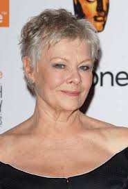 This is an edgy look that doesn't require dying. 20 Short Haircuts For Women Over 50 Pretty Designs Short Hairstyles Over 50 Short Hair Images Judy Dench Hair