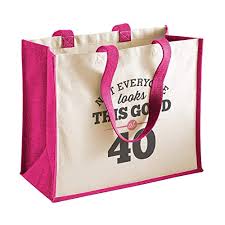 Please note that the links below are. 40th Birthday Keepsake Funny 40th Birthday Gift Gifts For Women Novelty Gift Ladies Gifts Female Birthday Gift Looking Good Gift Ladies Shopping Bag Present Tote Bag Gift Idea Fuchsia Buy Online In