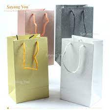 250g white kraft paper and 300g brown kraft paper • color: 10pcs 12 5x8 5x22cm Glitter Wedding Souvenir Goodies Door Gift Paper Bag Beg Kertas Cenderahati Kahwin Hiasan Pb19302 Shopee Singapore