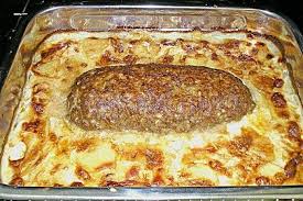 Hackbraten Mit Kartoffeln In Sahne Von Goldbek Chefkoch Rezept Hackbraten Rezepte Lebensmittel Essen