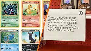 Maybe you would like to learn more about one of these? Target And Walmart Stores Will Stop Selling Pokemon Cards For Safety Reasons Vgc