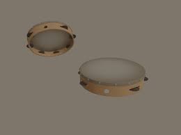 The tambourine is a musical instrument in the percussion family consisting of a frame, often of wood or plastic, with pairs of small metal jingles, called zills. Tambourine Music Instrument 3d Model Turbosquid 1663263