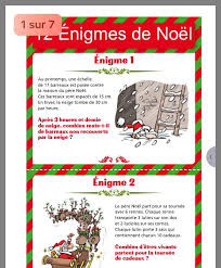 Epingle Par Almu Sur Ecole Enigmes De Noel Devinette De Noel Histoire De Noel