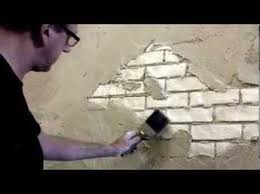 At this point, if you're not into the whole barn wood look, then you can just stain it, or paint it whatever color you want! Faux Brick Wall Creative Painting Techniques Playlist Faux Brick Walls Faux Brick Diy Brick Wall
