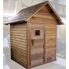 4 X 4 Outdoor Sauna Kit Roof Heater Accessories Outdoor Sauna Kits Outdoor Sauna Sauna Kits
