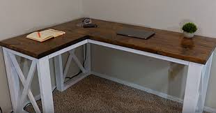 The best diy wood computer desk plans free download. Diy Farmhouse Computer Desk For Under 100