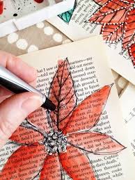 30 Creative Uses For Old Books Mabey She Made It Book Crafts Book Art Pen Doodles