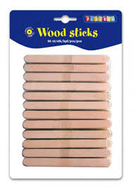 Bastoncini di legno in set da 500 per lavoretti 5 colori vivaci per progetti creativi a scuola. Bastoncini Di Legno Stecco Di Legno Per Lavori Fai Da Te 96 Pezzi