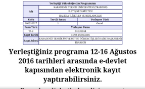 Yks tercih sonuçları ne zaman açıklanacak? Osym 2016 Tercih Sonuclari 1145507 Uludag Sozluk Galeri
