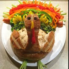 A fun veggie tray shaped as an owl and sauce bowls as eyes is a chic and fun idea. Pictures Of A Vegetable Platter Shaped Like A Turkey My Version Of A Turkey Veggie Tray Thanksgiving Veggie Tray Turkey Veggie Tray Thanksgiving Vegetables