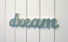 Dream Inspirational Wood Word Wall Art Hanging Or Etsy Word Wall Art Hanging Wall Art Wall Decor