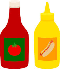 Vector illustration isolated on blue background. News Cartoon Net Cartoon Ketchup Bottle Png