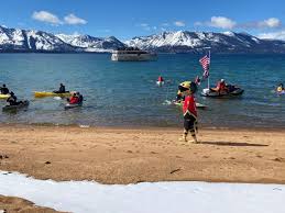The vegas golden knights and colorado avalanche will square off at ball arena on february 22. Nhl Tahoe Outdoor Game Colorado Vegas Delayed By Bright Sun Poor Ice