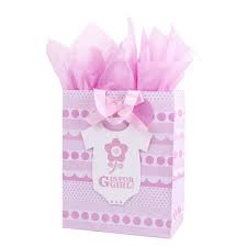 Hallmark Large Gift Bag With Tissue Paper For Baby Showers First Birthdays New Moms And More G Is For Girl Walmart Com