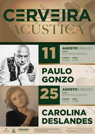 A cantora esteve no monsanto a acompanhar o primeiro concerto ao vivo de rita rocha, que participou no concurso da estação pública. Paulo Gonzo E Carolina Deslandes Em Vila Nova De Cerveira Infomino Noticias Baixo Mino