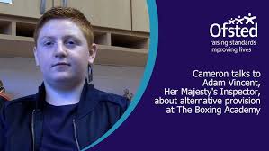 Diamond talks to Adam Vincent, HMI about alternative provision and The  Boxing Academy