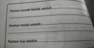 Pantun adalah suatu bentuk puisi lama dari melayu, yang tertikat dengan aturan baku puisi lama. Points Banyakb Indonesia Klass V 5 Sdeasy Pantun Kanak Kanak Adalah Pantun Muda Adalah Brainly Co Id