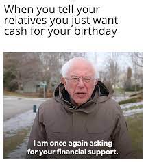 (specify outside personalization if requested) 5 in x 7 in card printed on. Bernie Sanders Is Once Again Asking You For Some Sweet Memes New Bernie Meme Memes