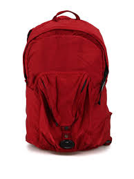 Backpacks C P Company Goggle Red Nylon Satin Backpack 07cmac197a005269g576